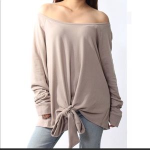 Last one!!!!!Off The Shoulder Sweatshirt